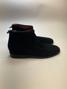 Gentle Souls Womens Emma Suede Black Zip Bootie Sz 11